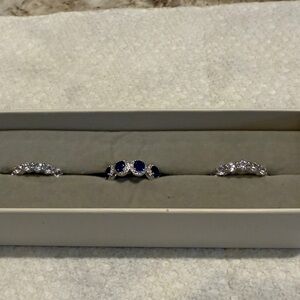 Three piece ring set, size 7